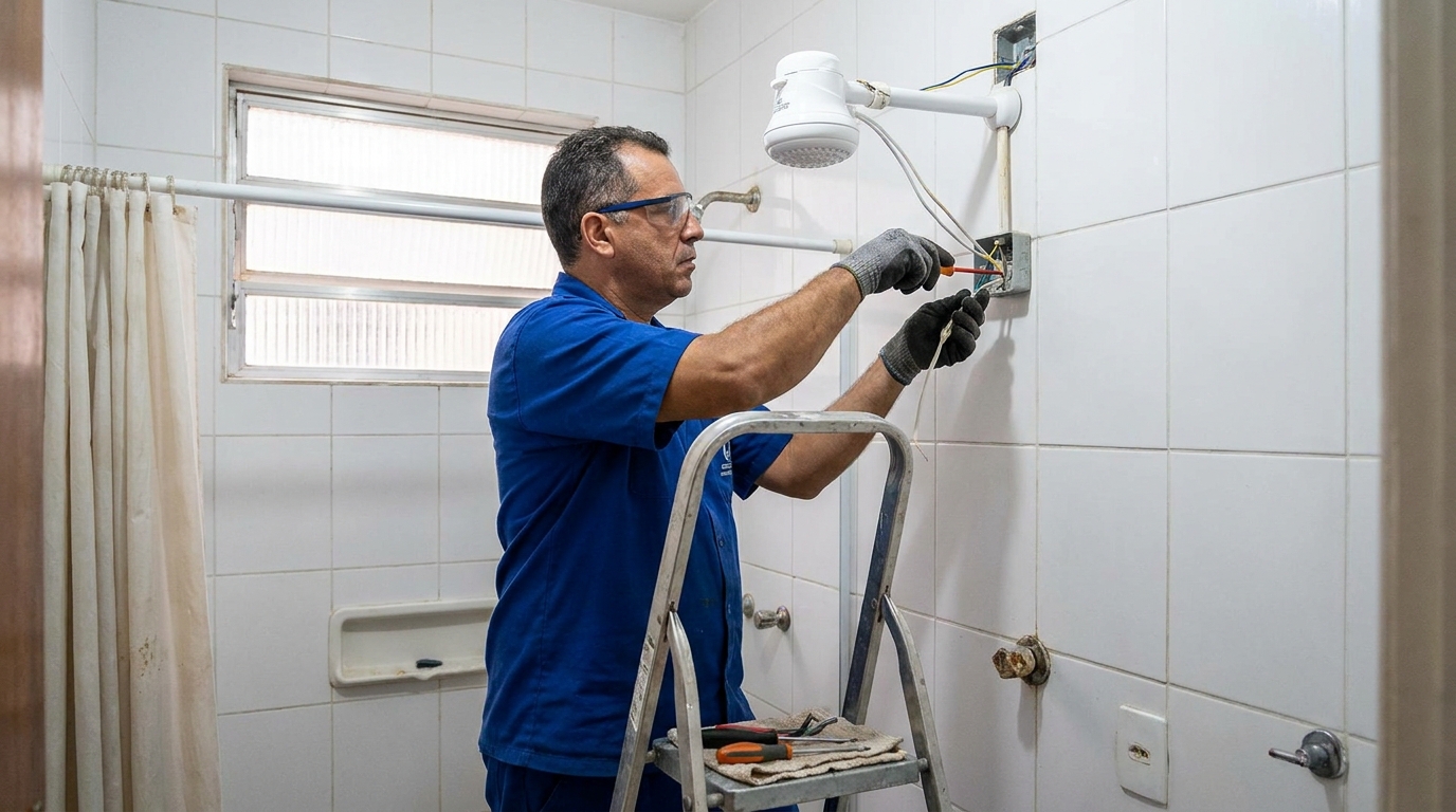 Instalação de Chuveiro Elétrico perto de mim em Campo Grande‑MS