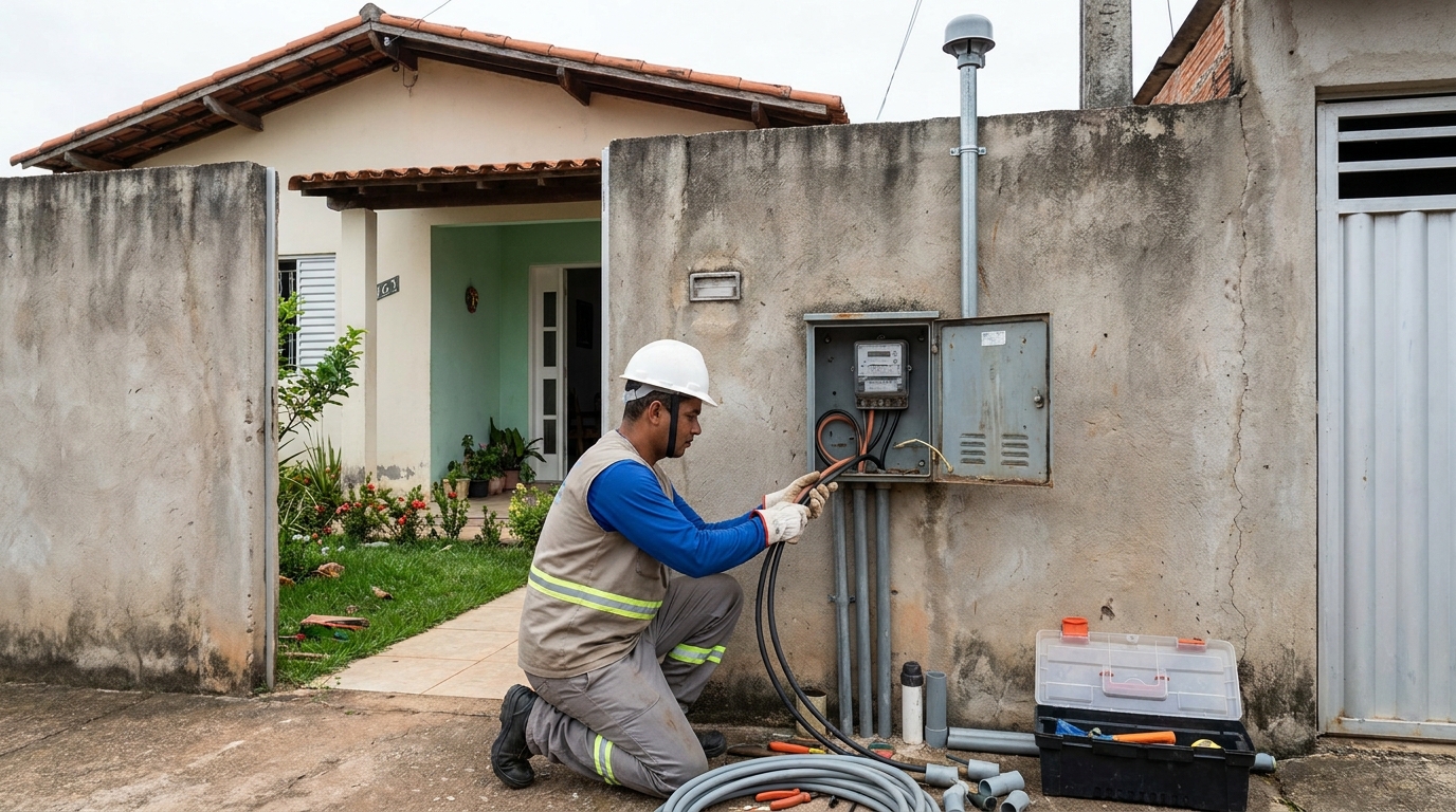 Instalação de Padrão de Energia perto de mim em Campo Grande‑MS