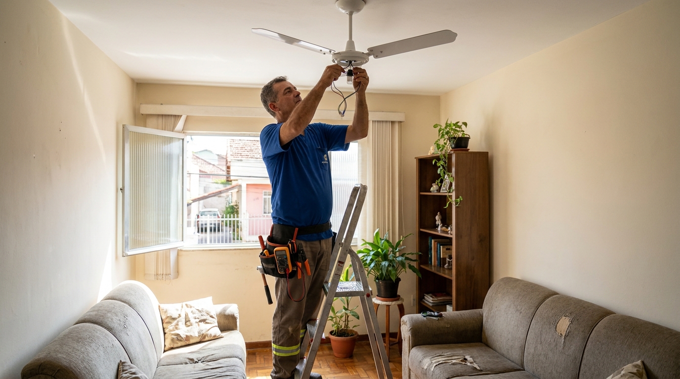 Instalação de Ventilador de Teto perto de mim em Campo Grande‑MS